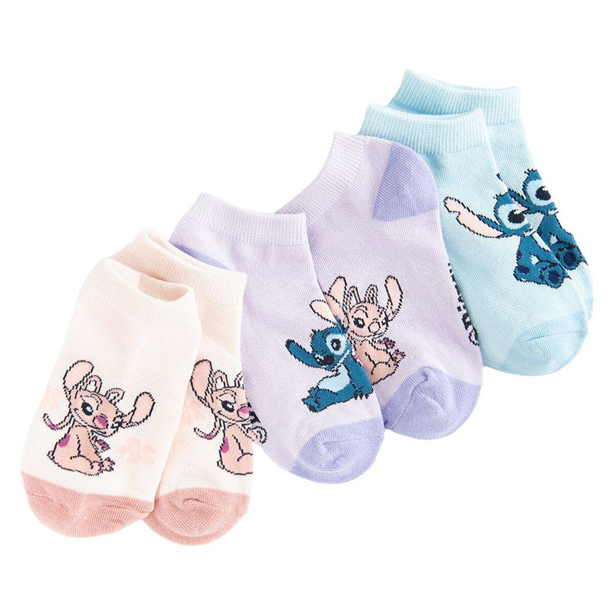 Cool Club nogavice 3 kosi LHG3012185-00 LILO & STITCH D Večbarvno 22/24