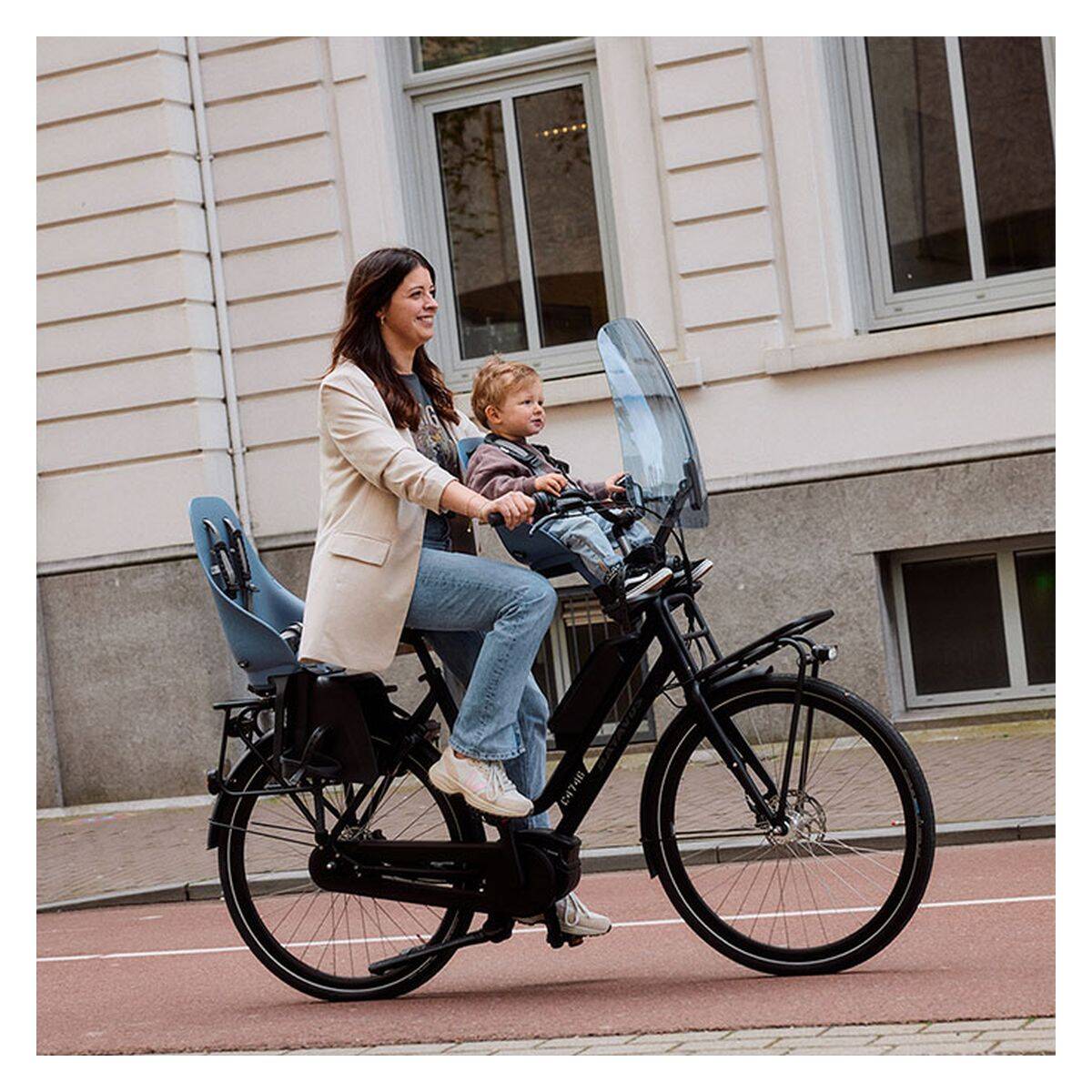 Urban Iki Sedež za kolo spredaj (do 15 kg) z adapterjem Ta-Ke CA fuji blue/bincho black
