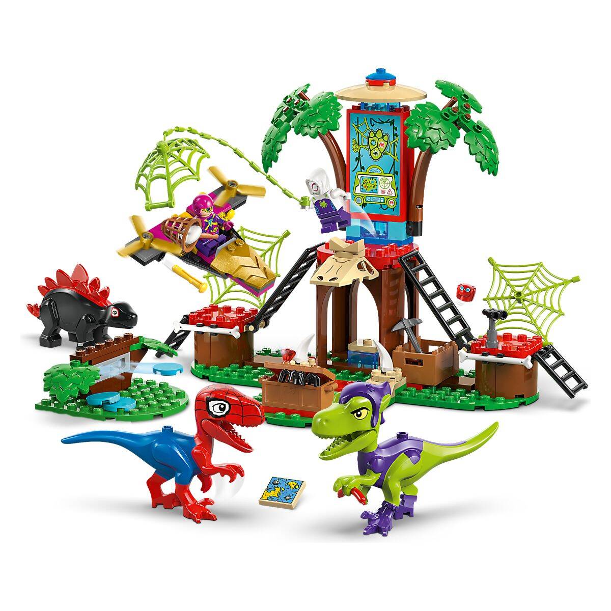 Lego® Spidey 11200 Spideyjev in Gobbyjev spopad v glavnem štabu v hiši na drevesu