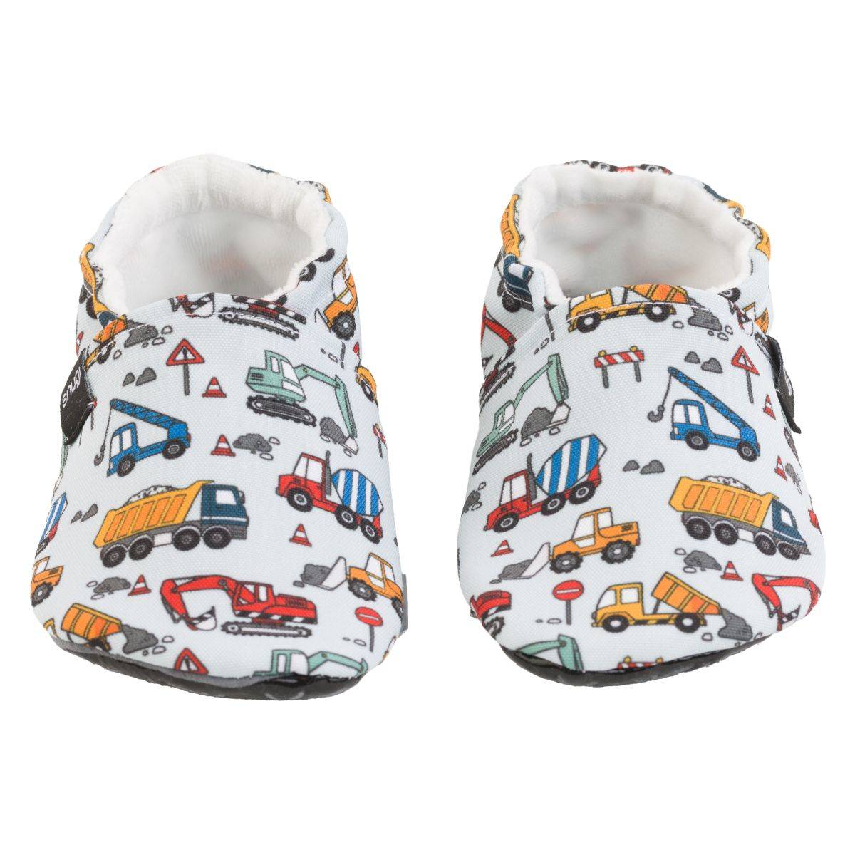 Snugi copat 12416 Construction trucks barefoot F modra 21