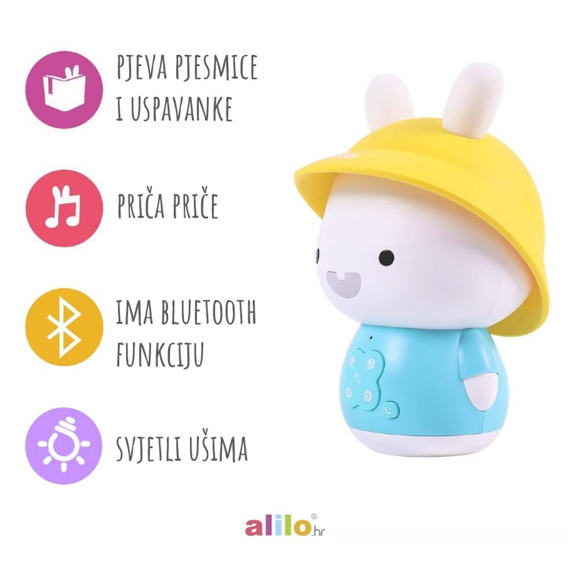 ALILO edukativna igračka  Baby Bunny G9S+ ,plava AL-G9SPLUS-B-HR