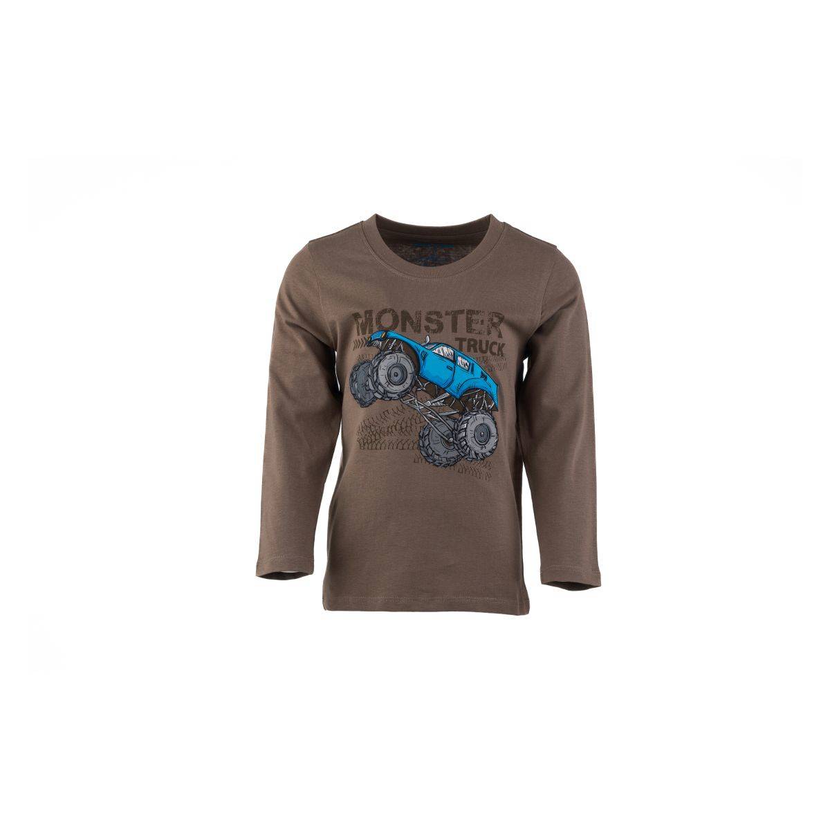 Lucky Kiddo majica DR LK-KBT LS 2_23_2 F Rjava 110