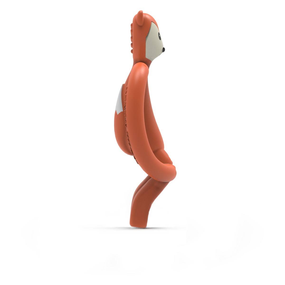 MatchStick Monkey grizalo Monkey z masažno zobno ščetko - Fudge Lisica fudge