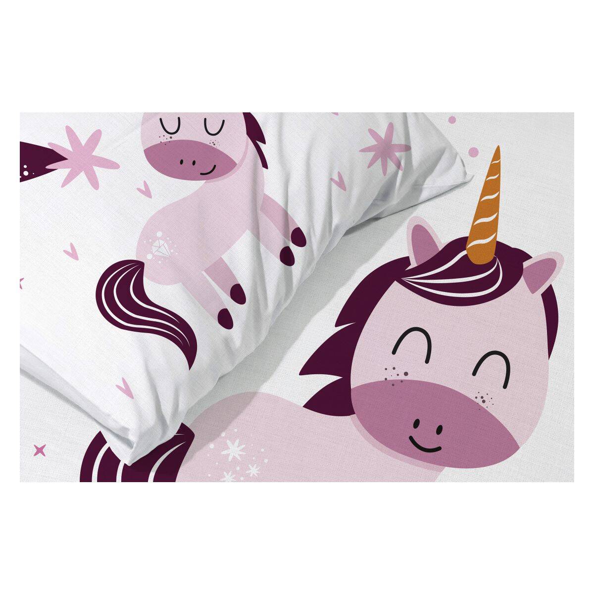 FARO posteljina 2 djelna Jednorog multicolor