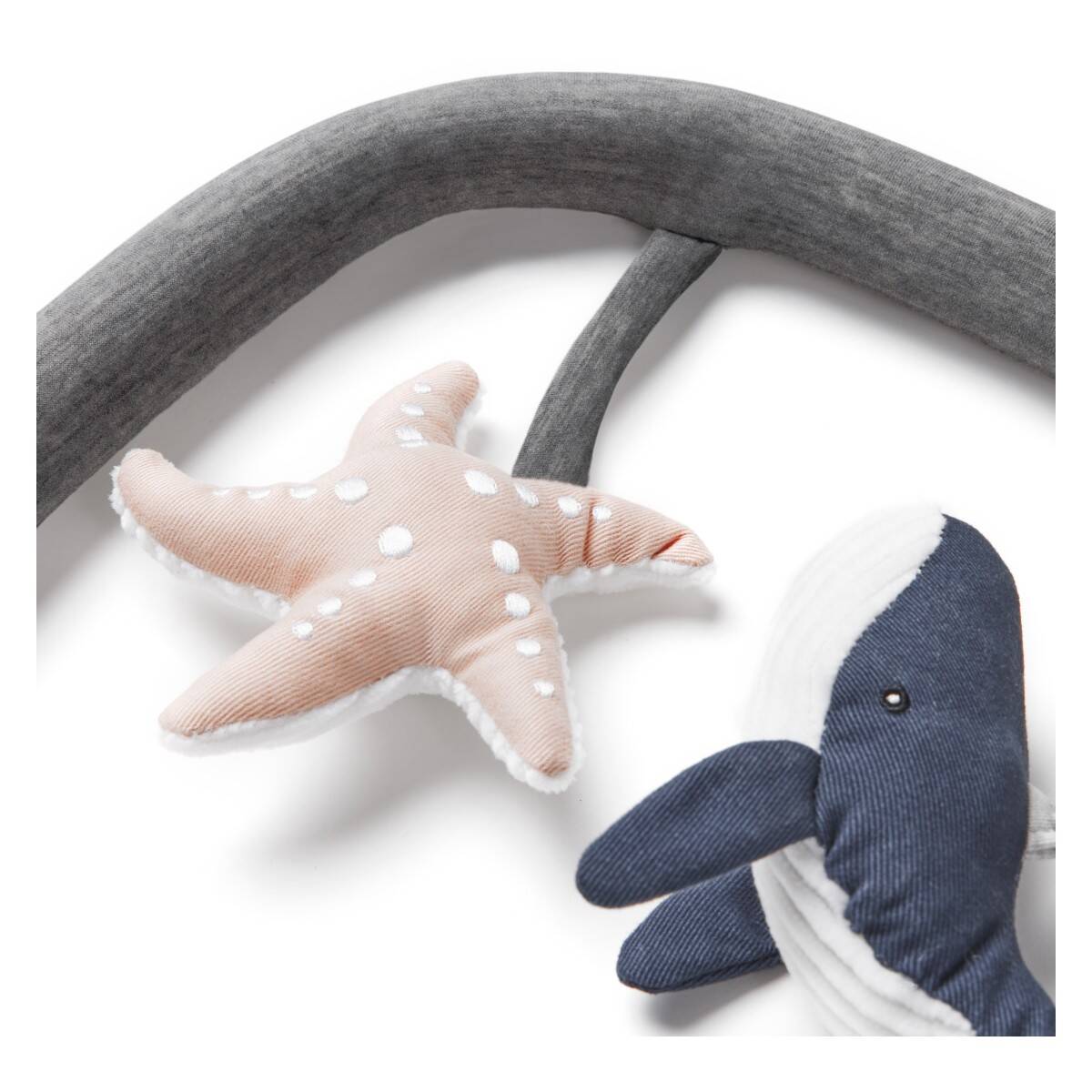ERGOBABY dodatak za ljuljačku Evolve Ocean Wonders luk s igračkama - Charcoal Grey EVLBNCTBOCWNCG