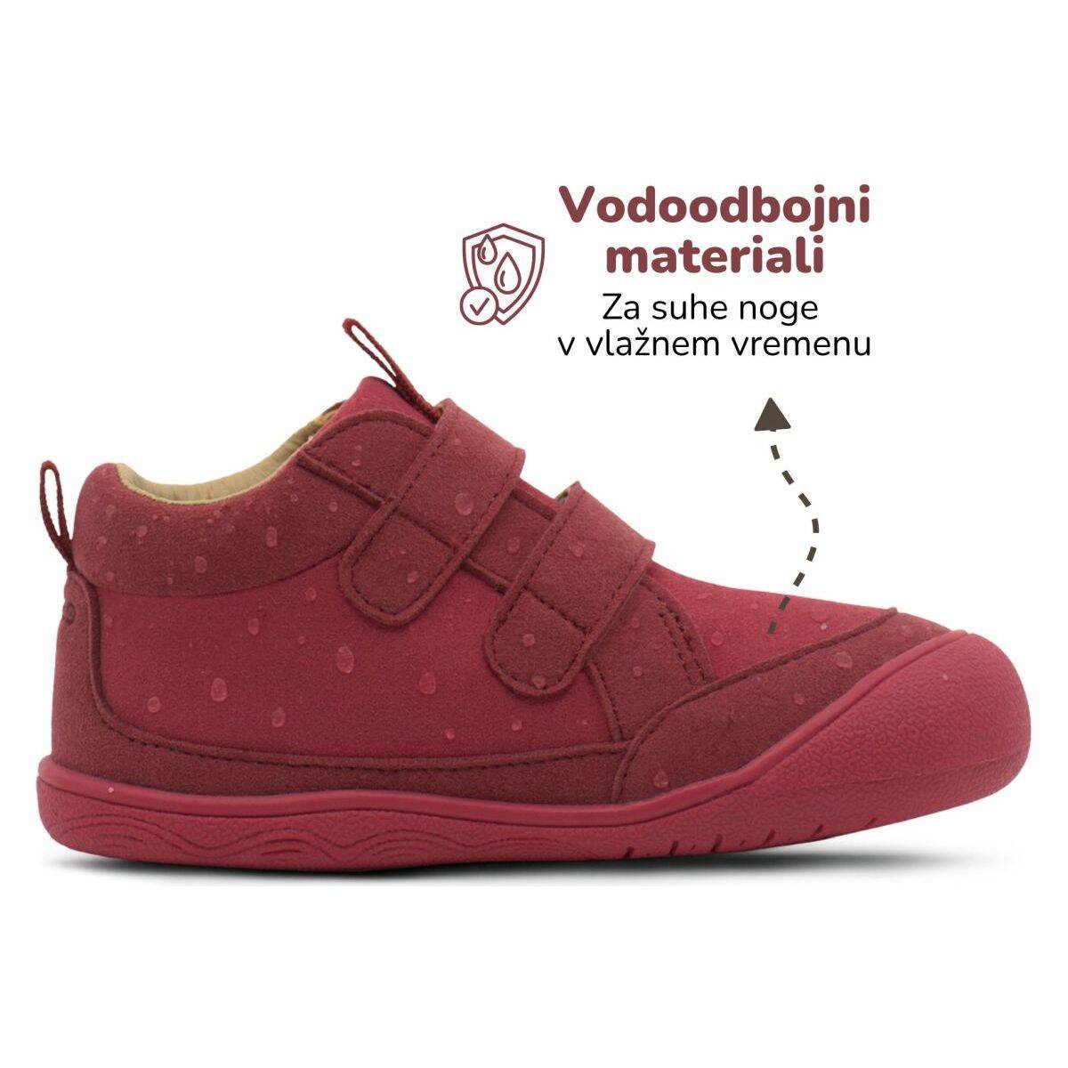 Gekko čevelj gležnjar Cosy 9092 - G Barefoot D fuchsia 20