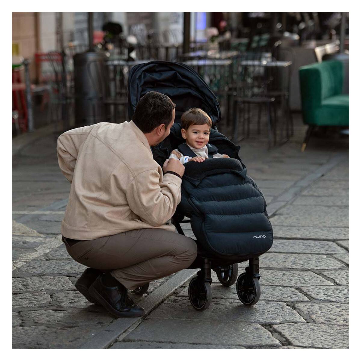 NUNA Zimska vreća za kolica caviar