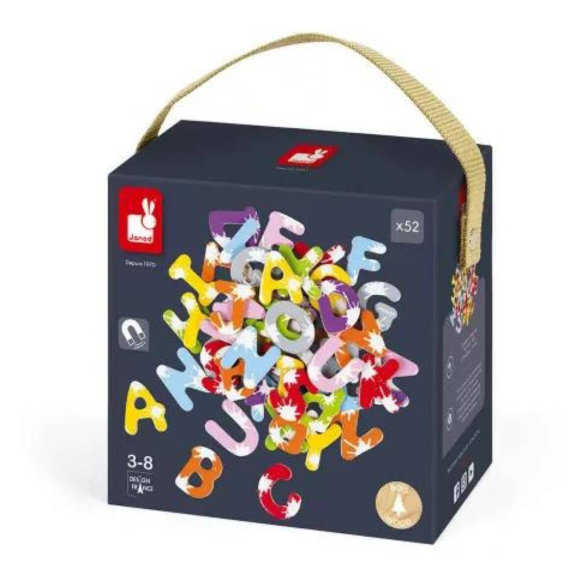 JANOD set od 52 drvena slova J09612