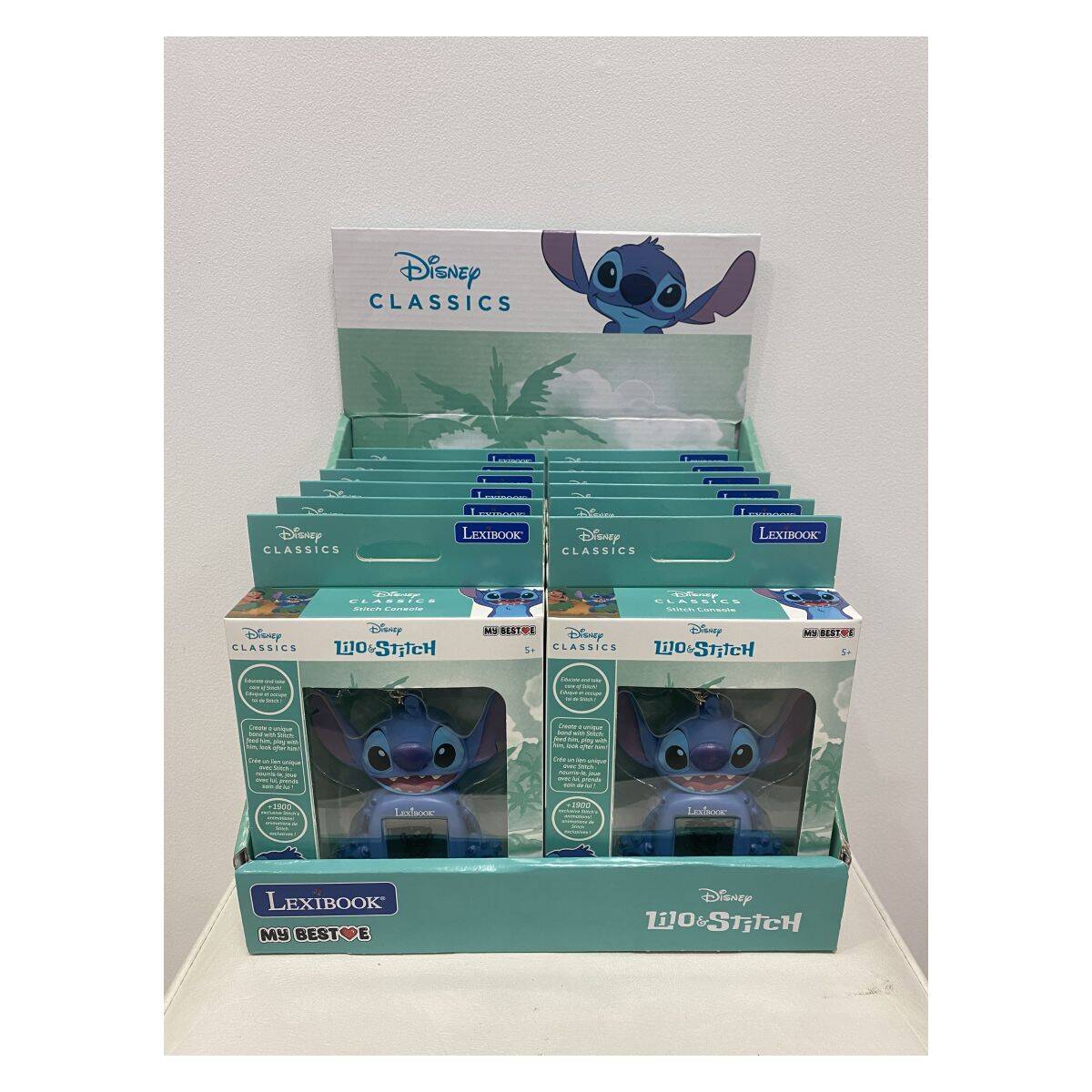 LEXIBOOK konzola s LCD zaslonom uključujući 3 igre Disney Stitch