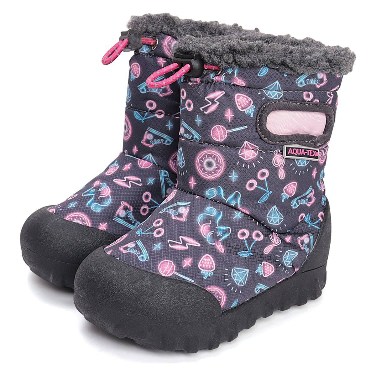 D.D.Step škornji za sneg P079-52156A podloženi D daisy pink 27