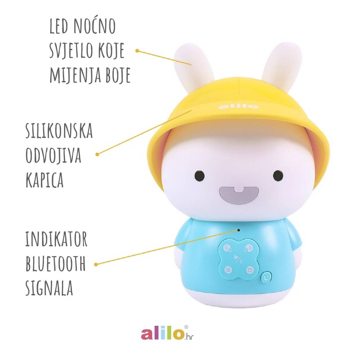 ALILO edukativna igračka  Baby Bunny G9S+ ,plava AL-G9SPLUS-B-HR