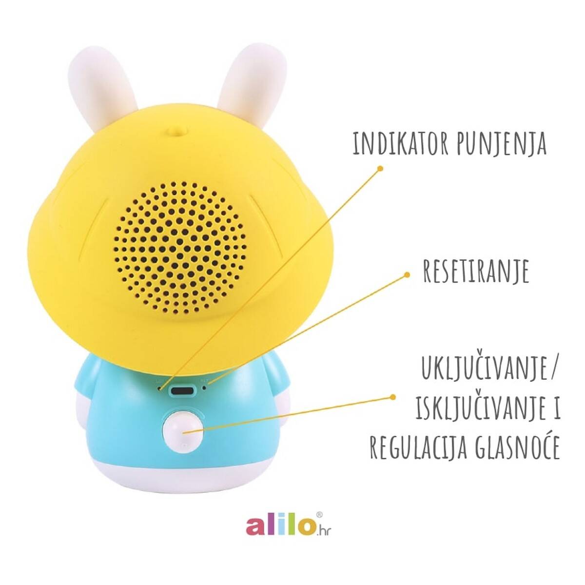 ALILO edukativna igračka  Baby Bunny G9S+ ,plava AL-G9SPLUS-B-HR