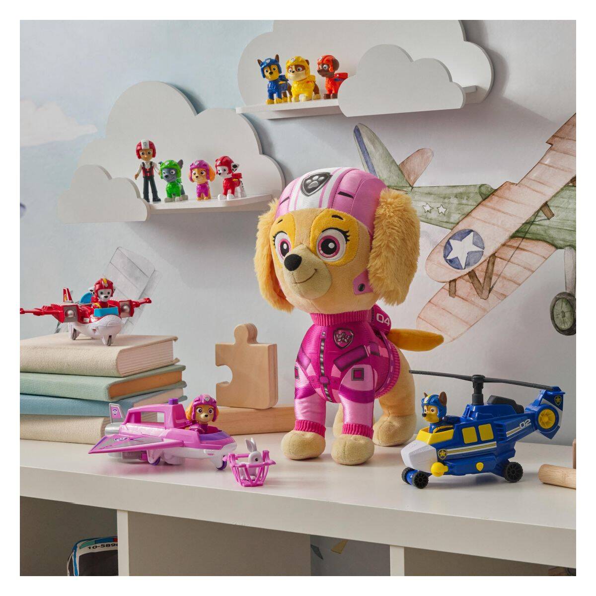 PAW PATROL Air Rescue vozilo sort.