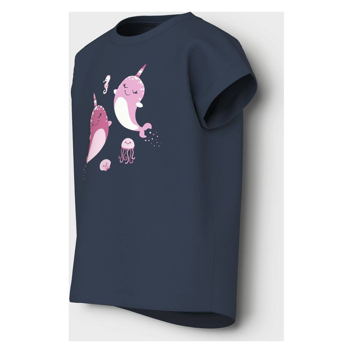 NAME IT majica KR 13228175 NMFVIGEA Ž Plava 92