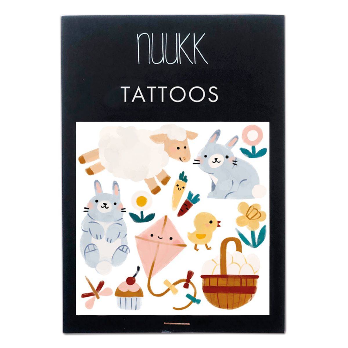 Nuukk Veganski otroški tatuji - Easter Animals (826)
