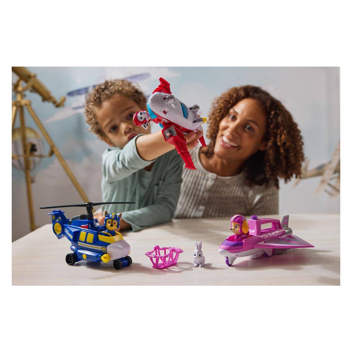 PAW PATROL Air Rescue vozilo sort.