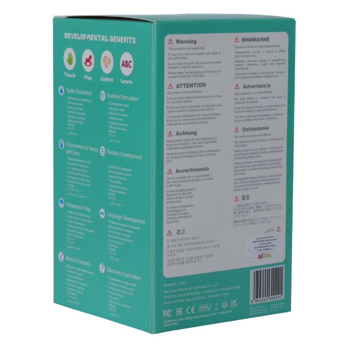 ALILO edukativna igračka  Baby Bunny G9S+ ,plava AL-G9SPLUS-B-HR