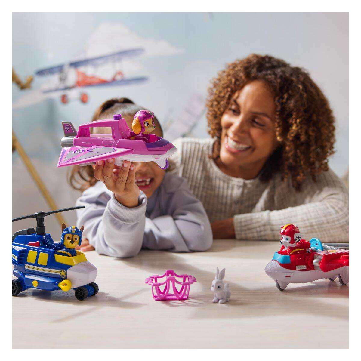 PAW PATROL Air Rescue vozilo sort.