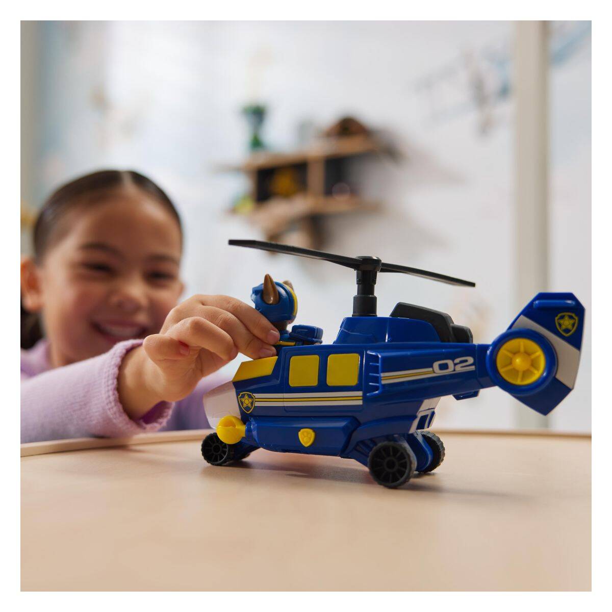 PAW PATROL Air Rescue vozilo sort.