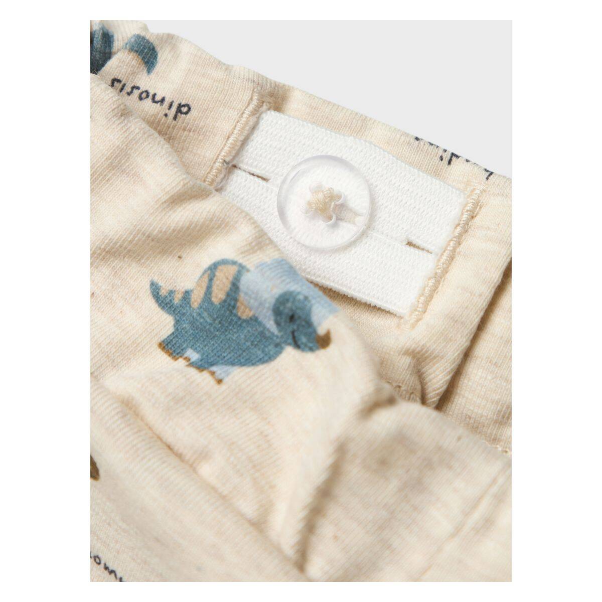 Name It hlače trenirka DH 13240893 NBMDINOS F Bež 62