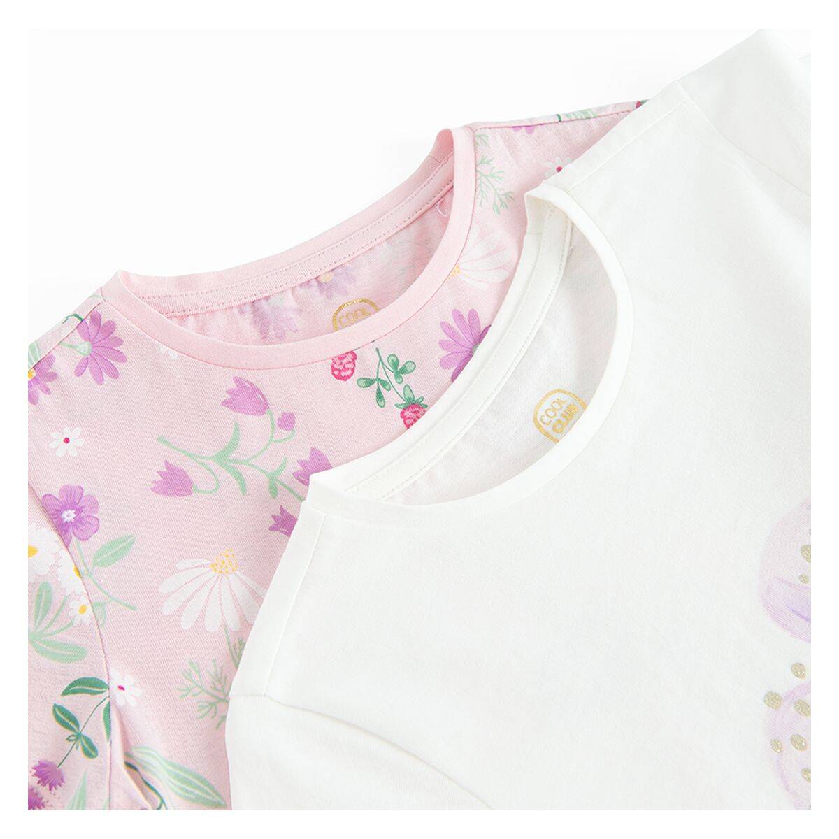 COOL CLUB majica 2 kom KR CCG3011246-00 Ž Šareno 104