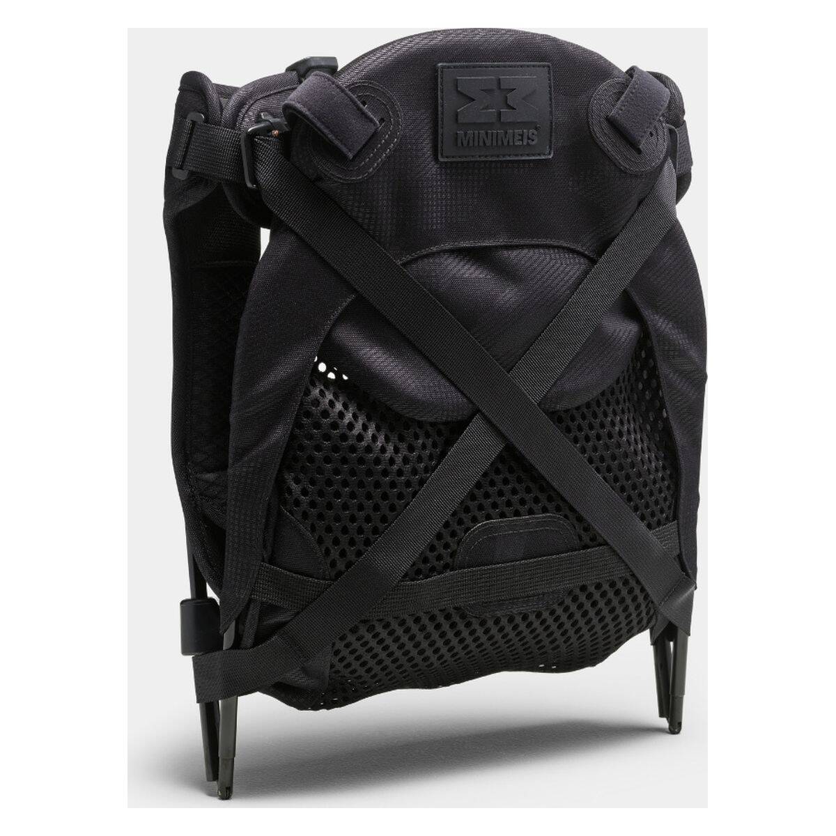 MiniMeis Nahrbtnik za nošenje otroka ramenska nosilka G5 black premium