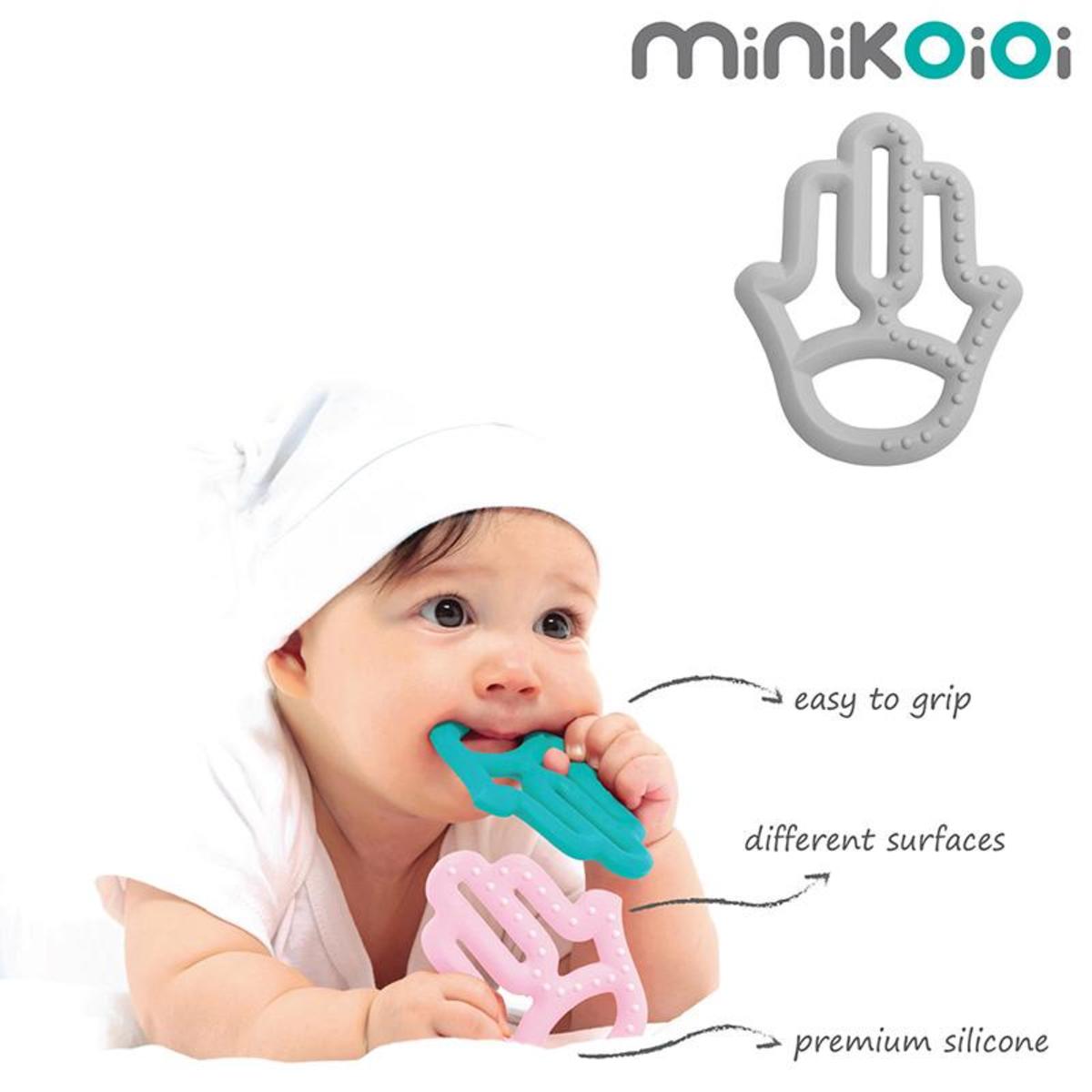 MINIKOIOI grizalo Toothee Toothee Sivi grey