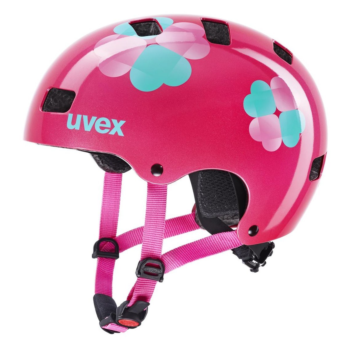 Uvex čelada Kid 3 Pink Flower št. 51-55