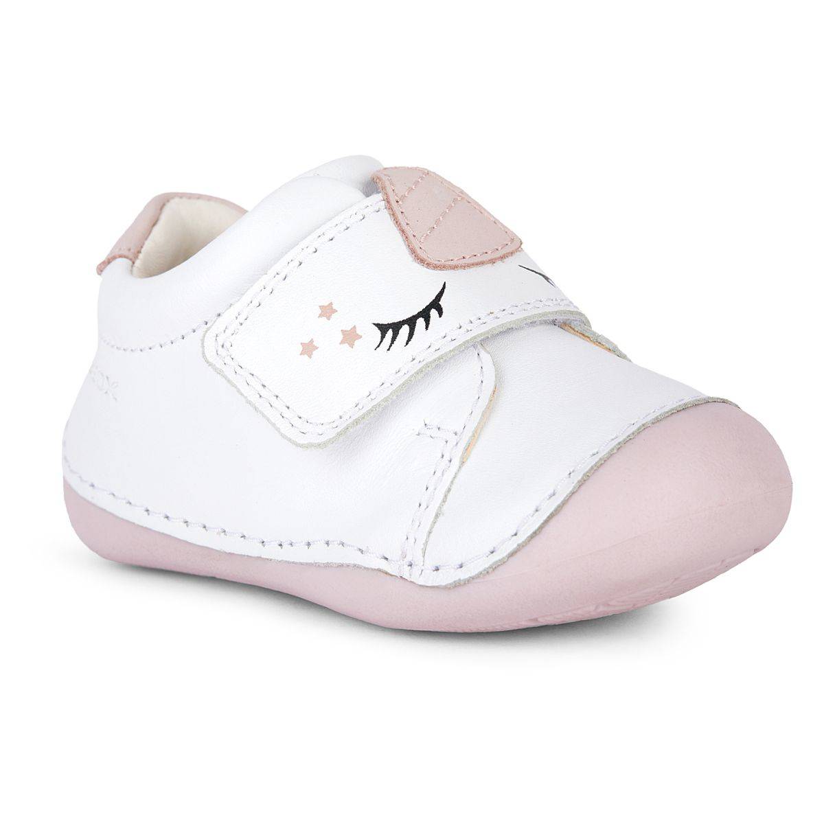 Geox čevelj nizek B3540B B TUTIM G. B C1Z8W 00085 D white/lt rose 21