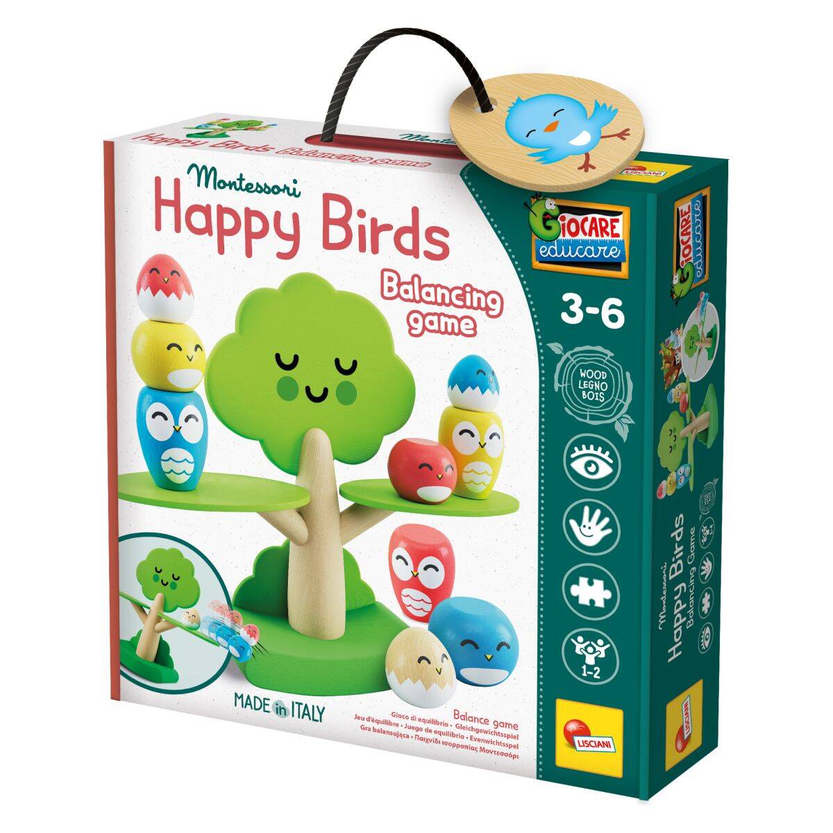 Lisciani Montessori les; Drevo in ravnotežje