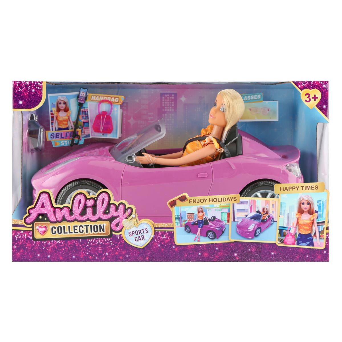 Masen Toys punčka v avtomobilu