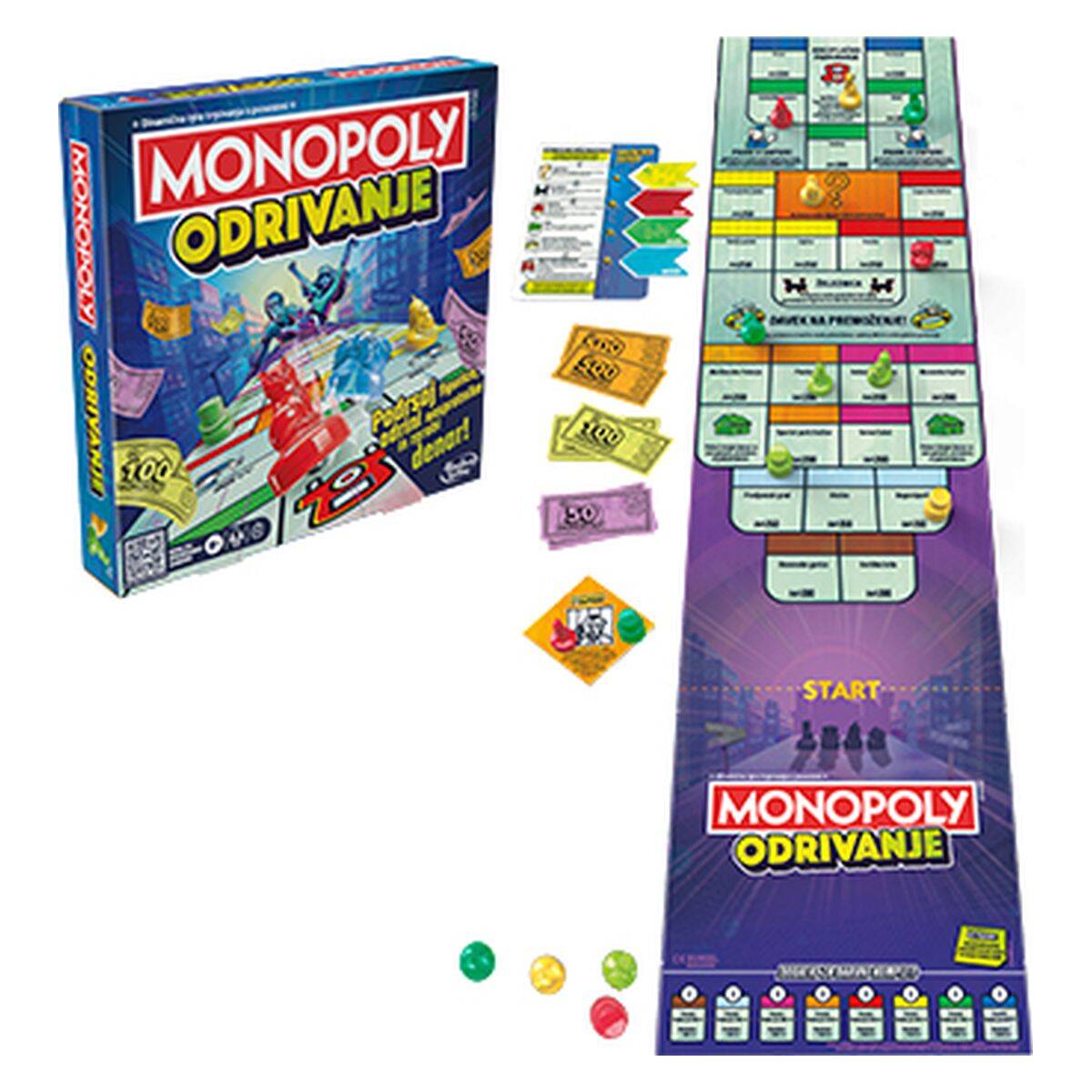 Hasbro games Družabna igra Monopoly odrivanje