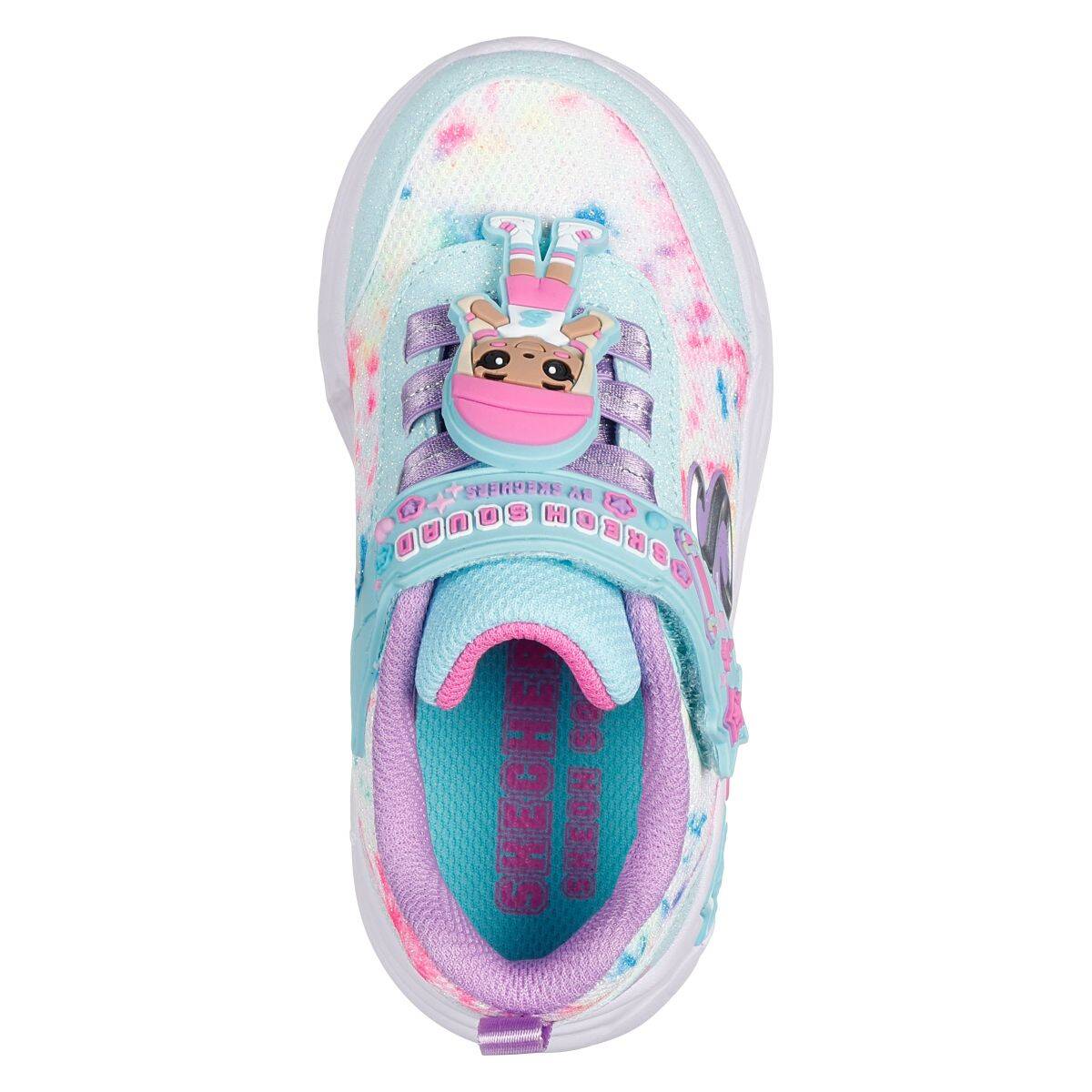 Skechers športni copat 302214N MTMT SNUGGLE SNEAKS - SKECH SQUAD D blue/lavender/pink 26