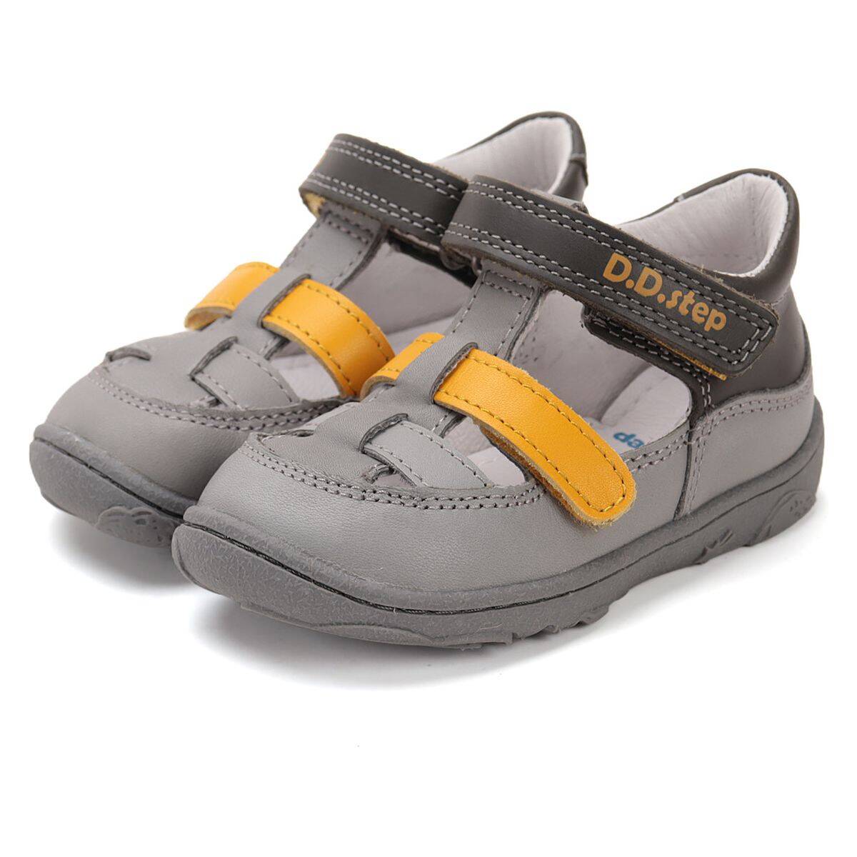 D.D.Step sandal H077-51332 FIRST STEP BAREFOOT F grey 20