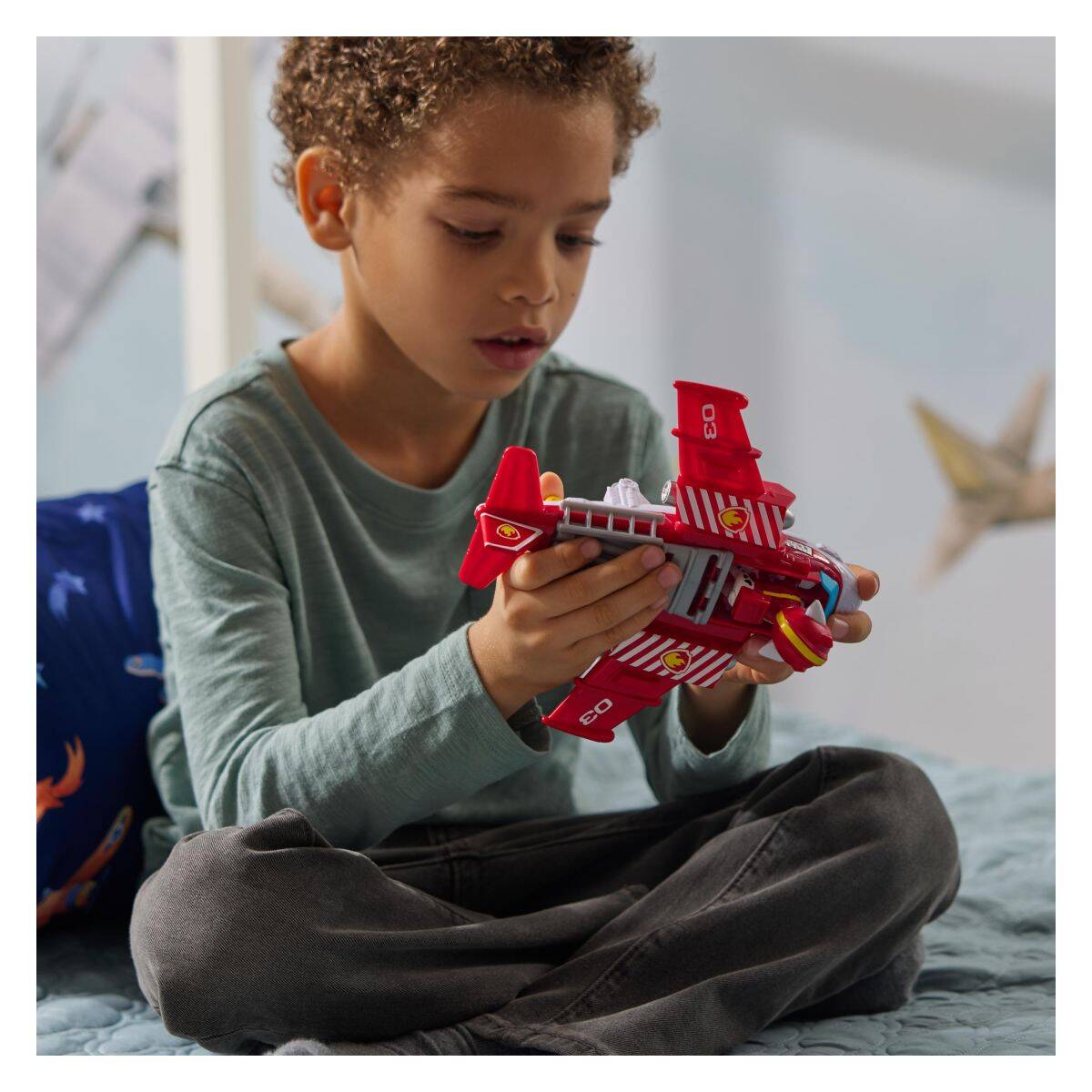 PAW PATROL Air Rescue vozilo sort.