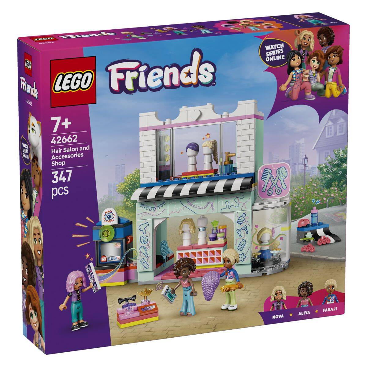 Lego® Friends 42662 Frizerski salon in trgovina z modnimi dodatki