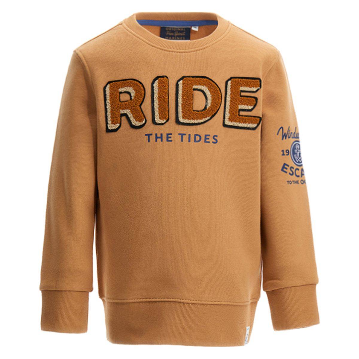 ORIGINAL MARINES pulover DR DDA2646B M Smeđa 164