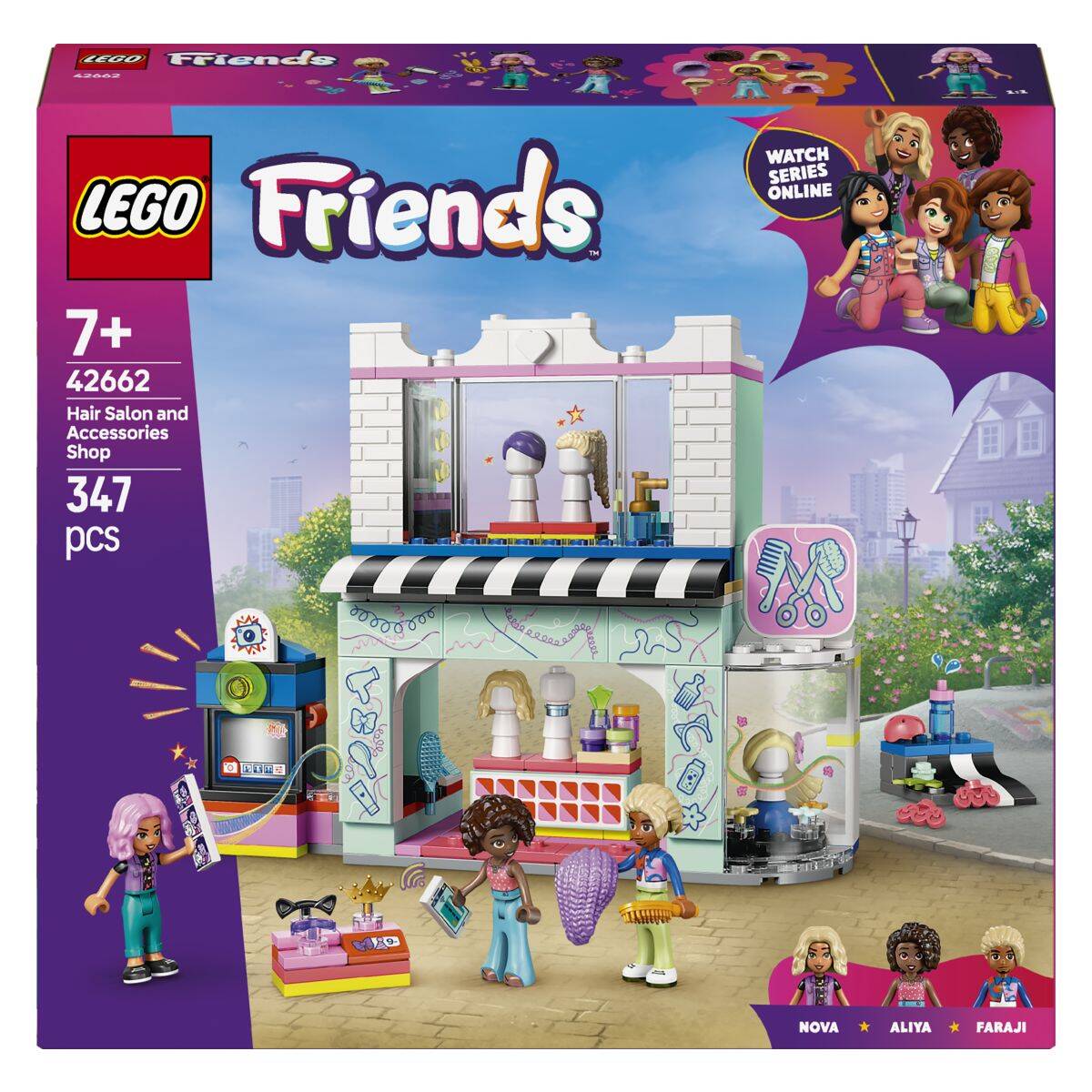 Lego® Friends 42662 Frizerski salon in trgovina z modnimi dodatki