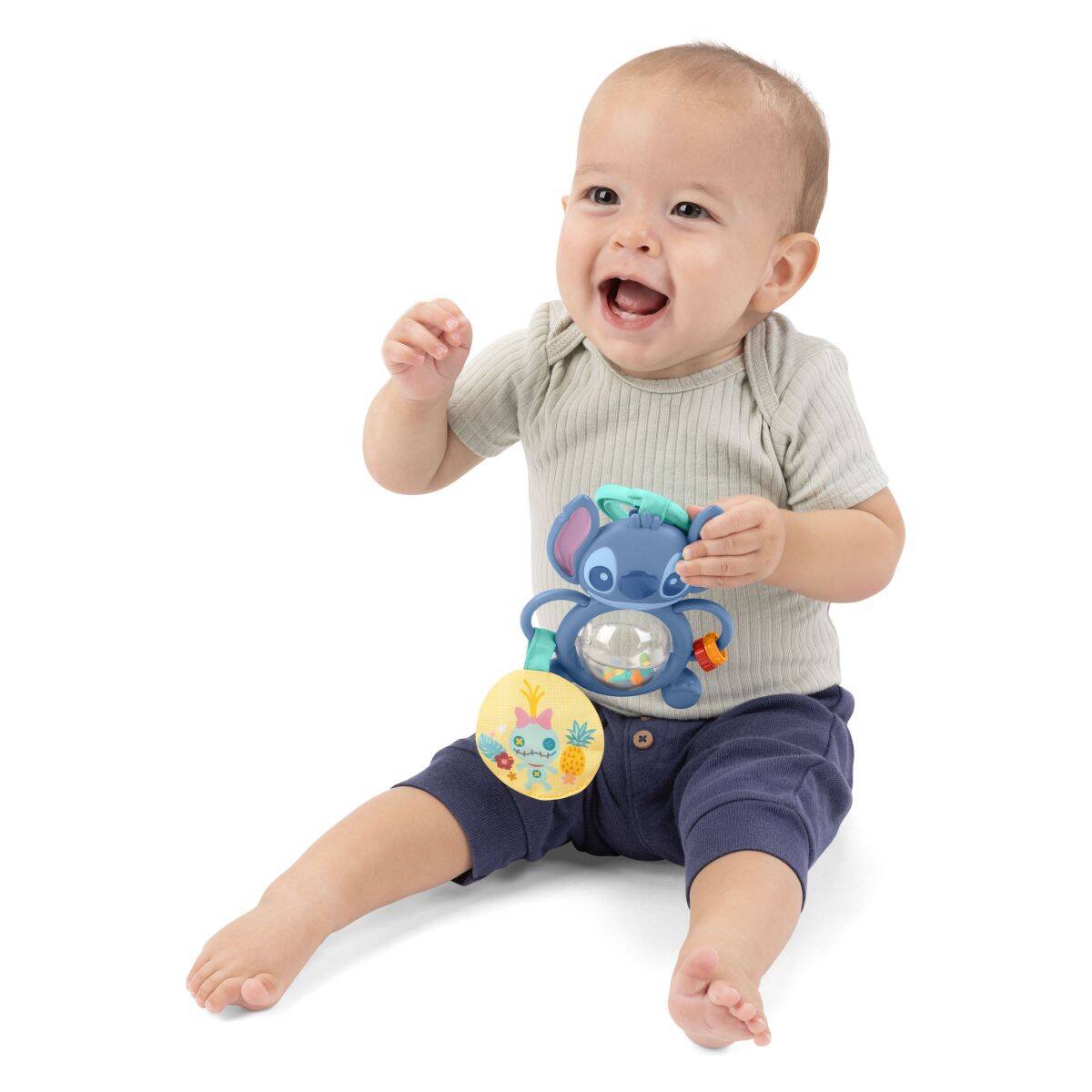 Kids II Stitch igrača za aktivno igro na trebuhu Tummy Tumble