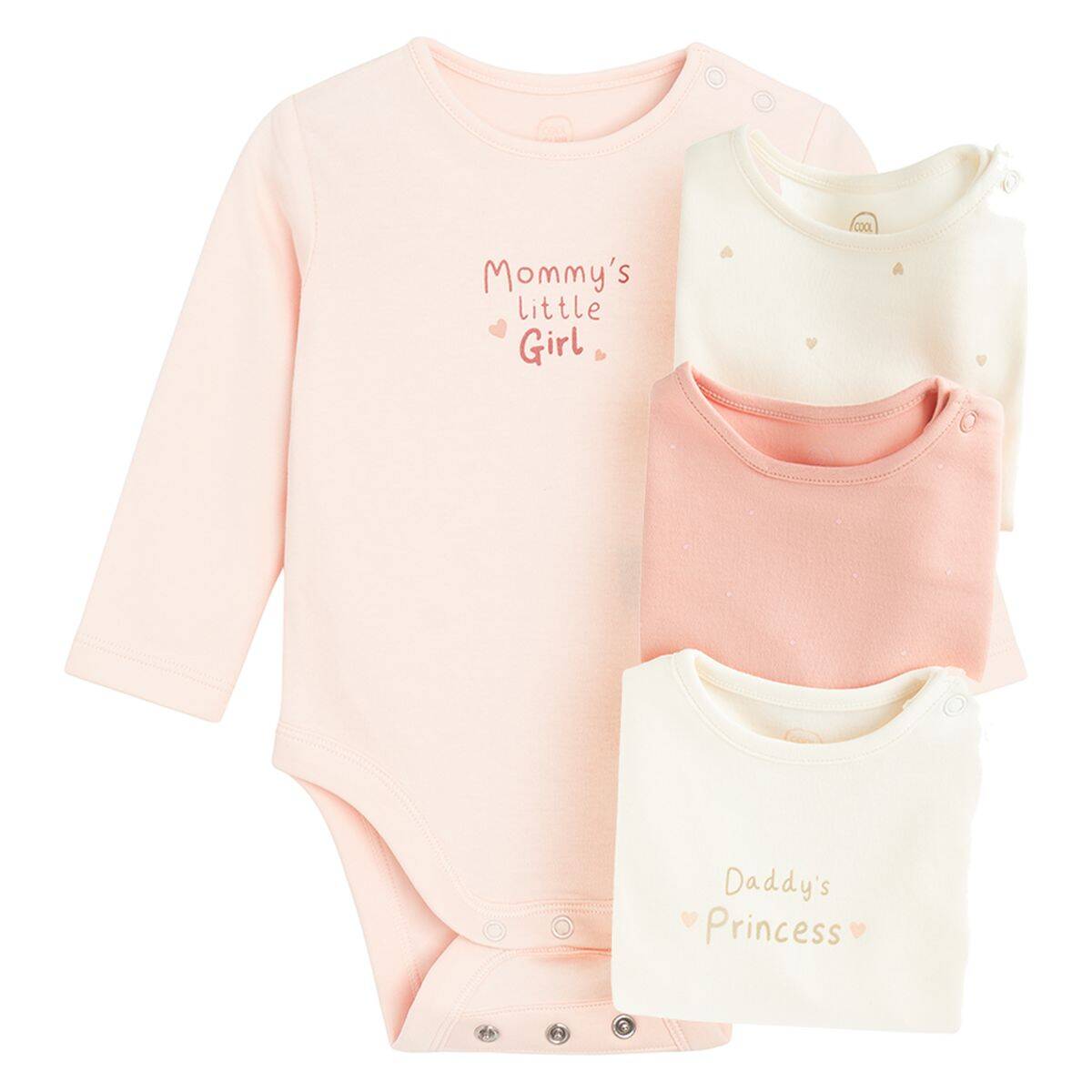 Cool Club perilo bodi 4 kosi DR CCG3101413-00 D Večbarvno 92/98