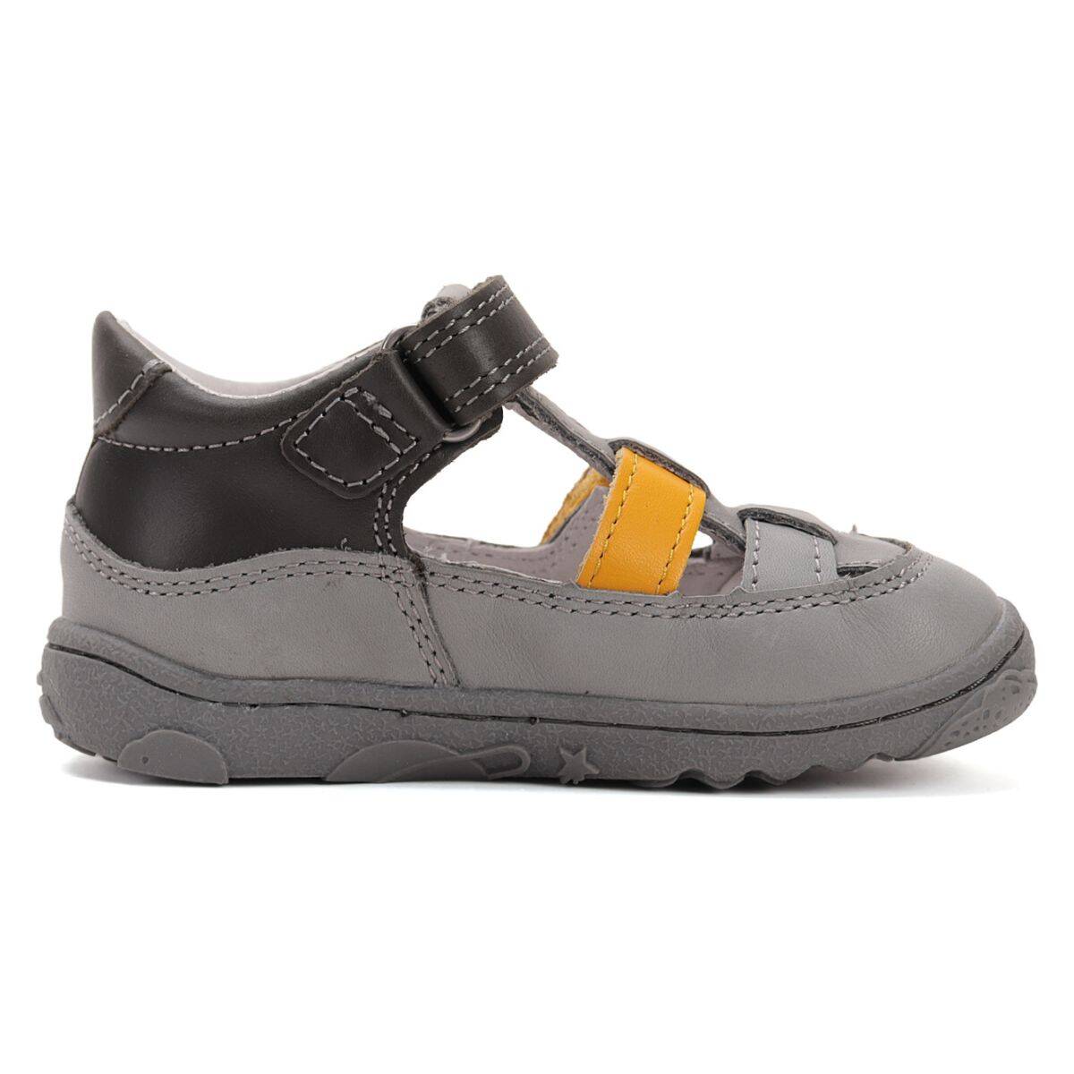 D.D.Step sandal H077-51332 FIRST STEP BAREFOOT F grey 23