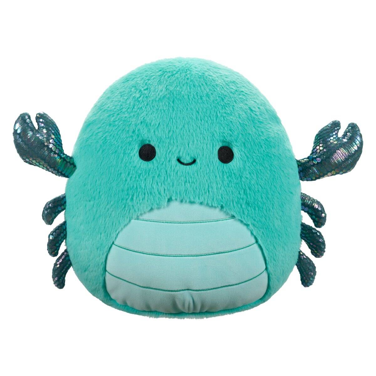 Squishmallows Fuzzamallows Carpio, navihan modrozeleni škorpijon, 30 cm