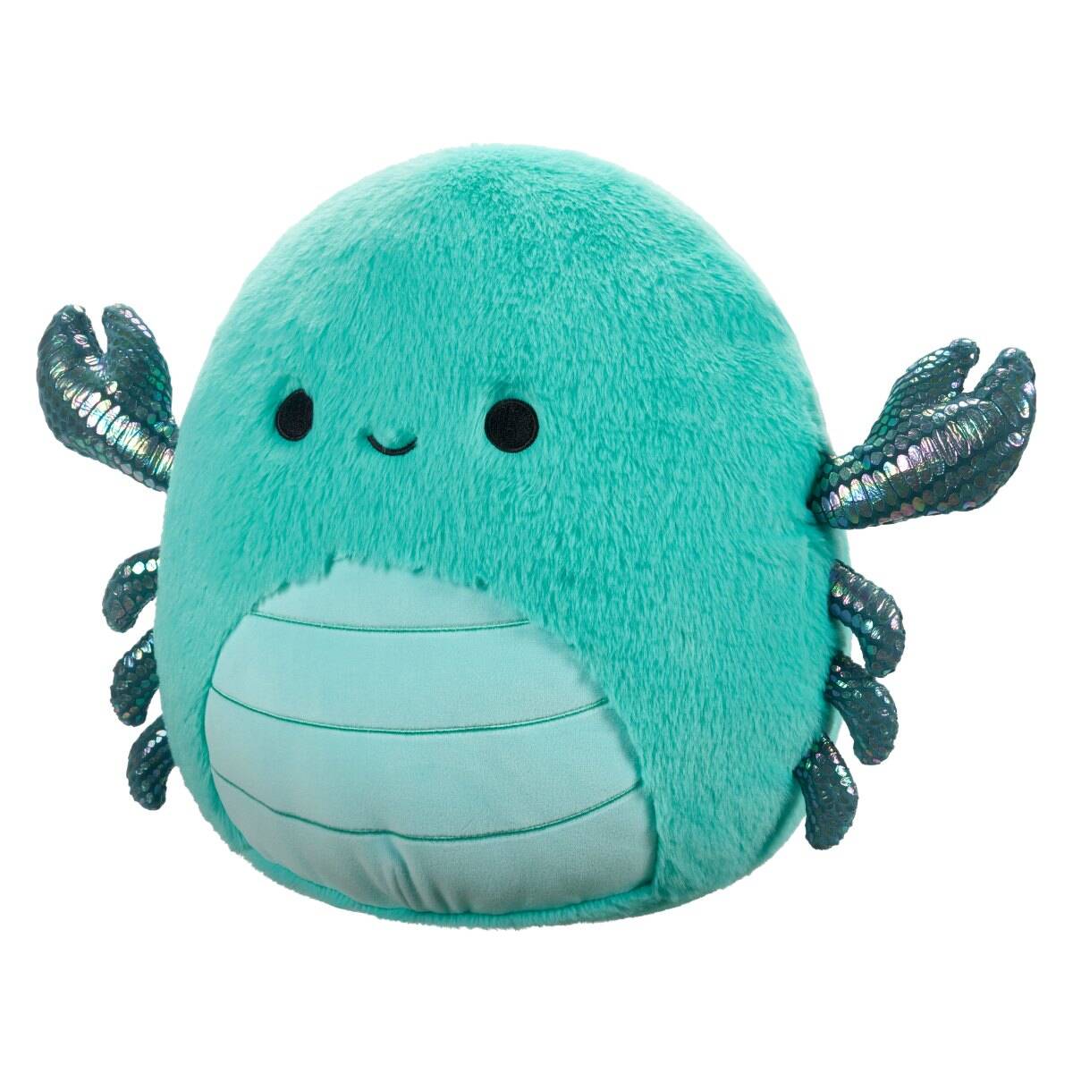 Squishmallows Fuzzamallows Carpio, navihan modrozeleni škorpijon, 30 cm