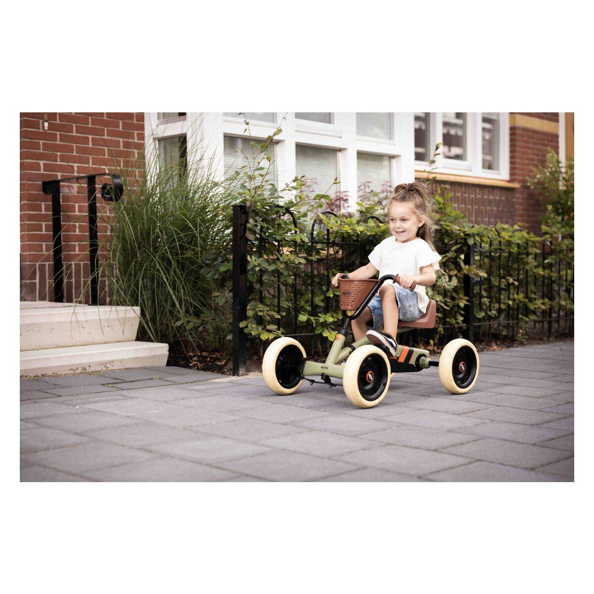 Berg Gokart Buzzy retro zelen