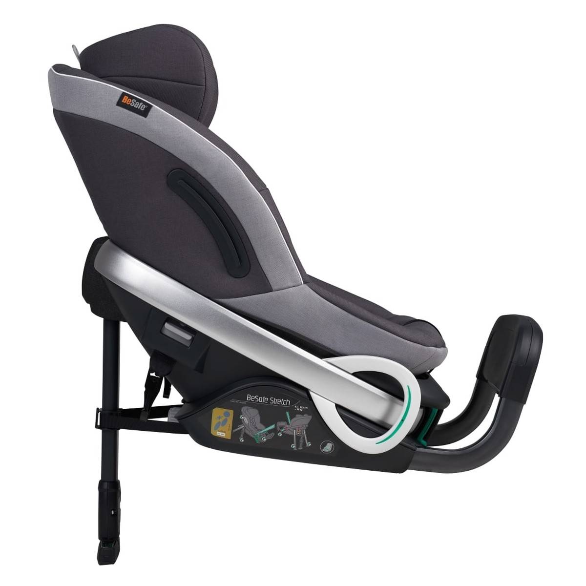 BESAFE autosjedalica i-Size 61-125cm Stretch metallic grey