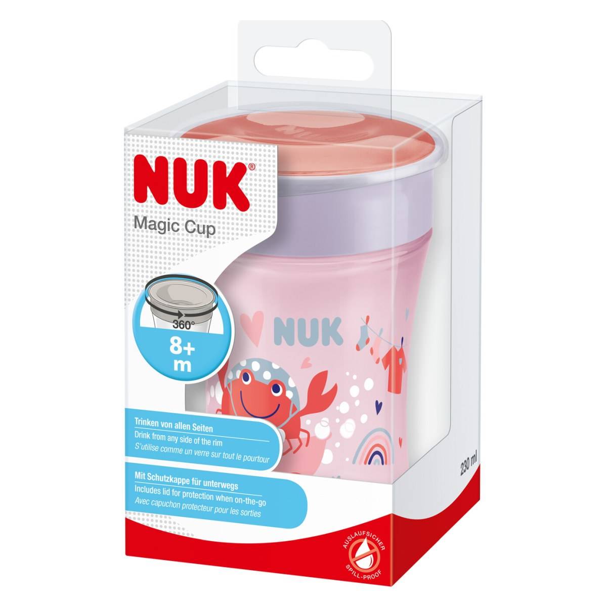 NUK čašica evolution magic 230 ml 8m+