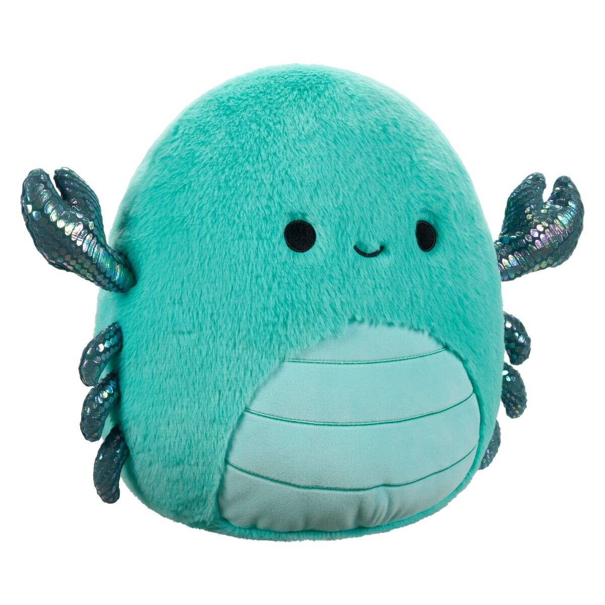 Squishmallows Fuzzamallows Carpio, navihan modrozeleni škorpijon, 30 cm