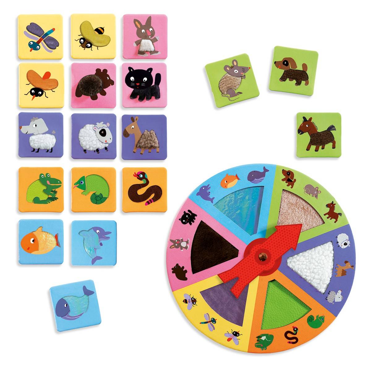 DJECO Taktilni loto - Životinje DJ08129