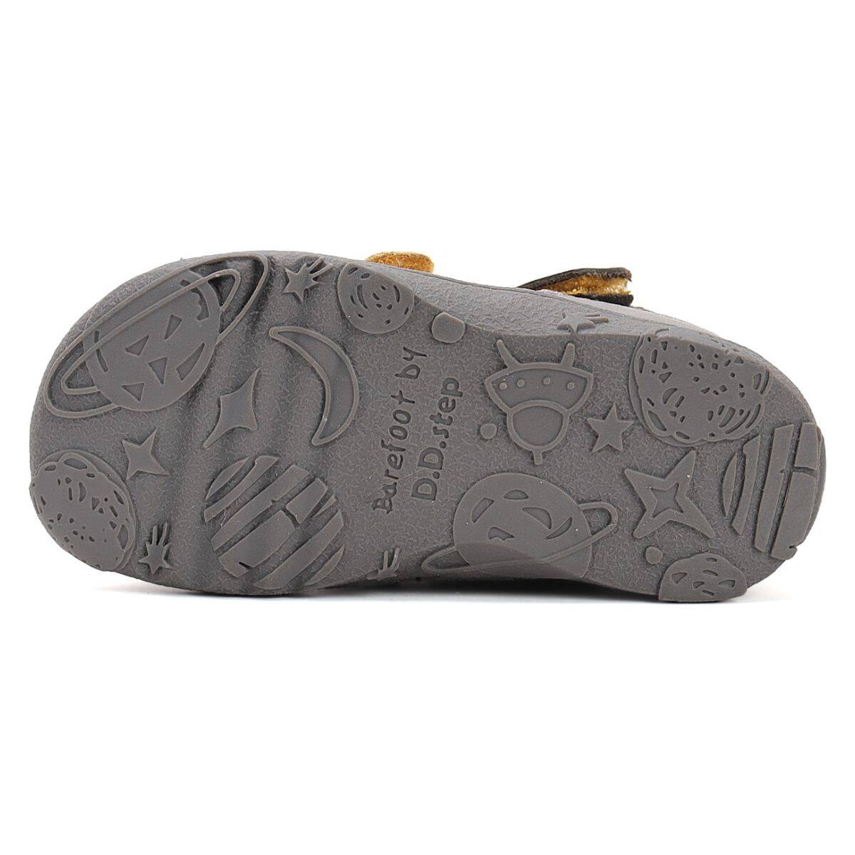 D.D.Step sandal H077-51332 FIRST STEP BAREFOOT F grey 25