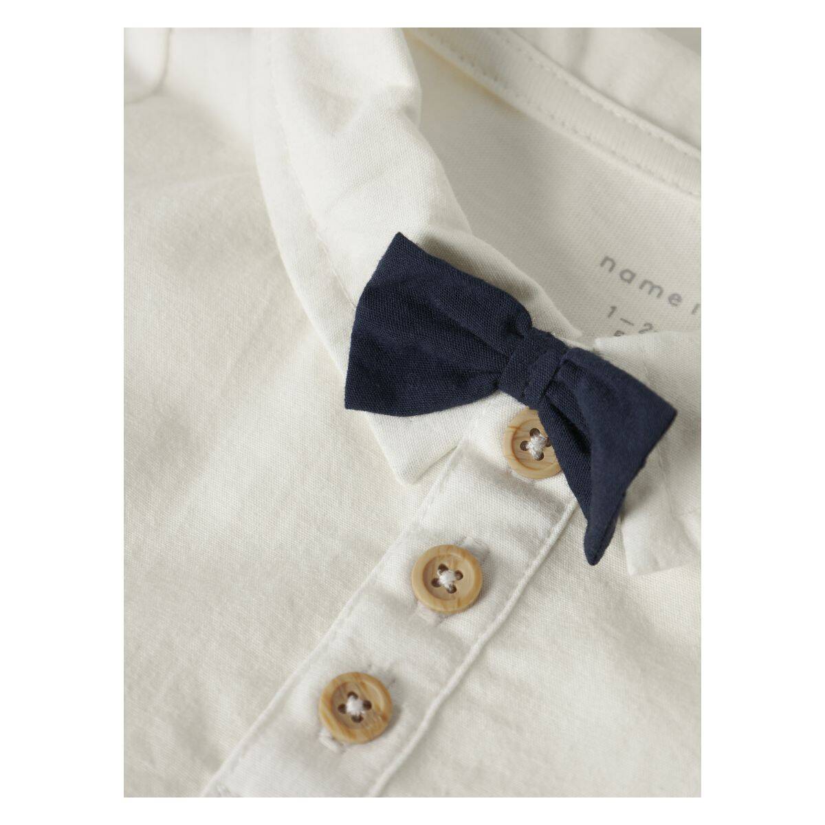 NAME IT bodi DR 13246830 NBMNOLLER LS BODY M Bijela 56